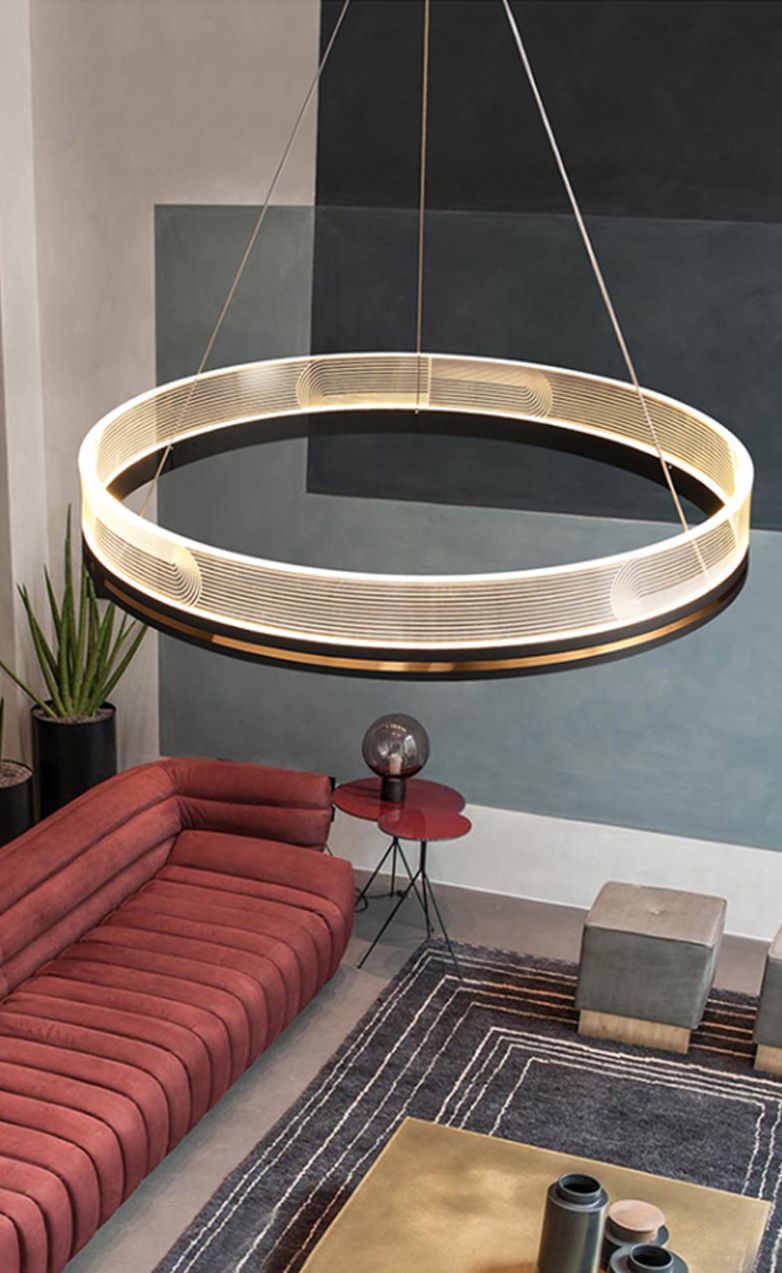 TOOLIGHT riippuva kattovalaisin APP1190-CP kulta, 60x60x76cm