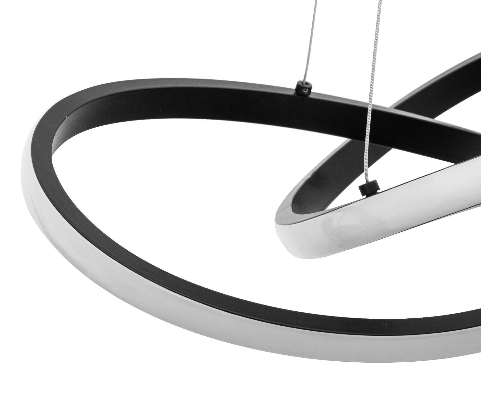 TOOLIGHT riippuvalaisin LED APP793-CP FLAT Musta, 26x54x70cm