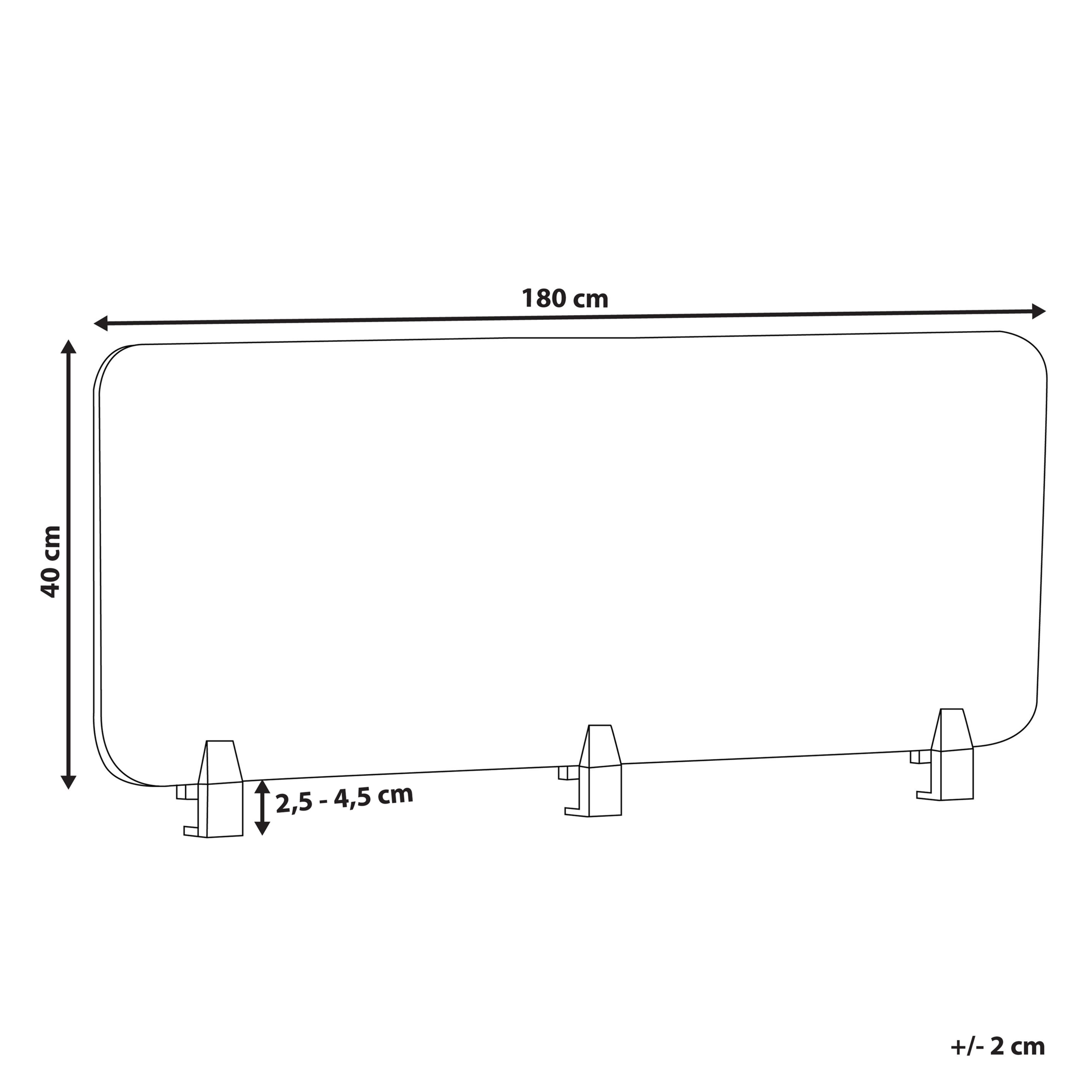 Työpöydän väliseinä WALLY Beige