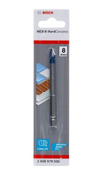 Bosch HEX-9 HardCeramic Poranterä 8 x 90 mm