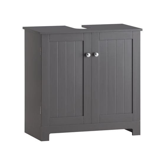 SoBuy Allaskaappi BZR18-DG ekologinen MDF valkoinen 60x60cm