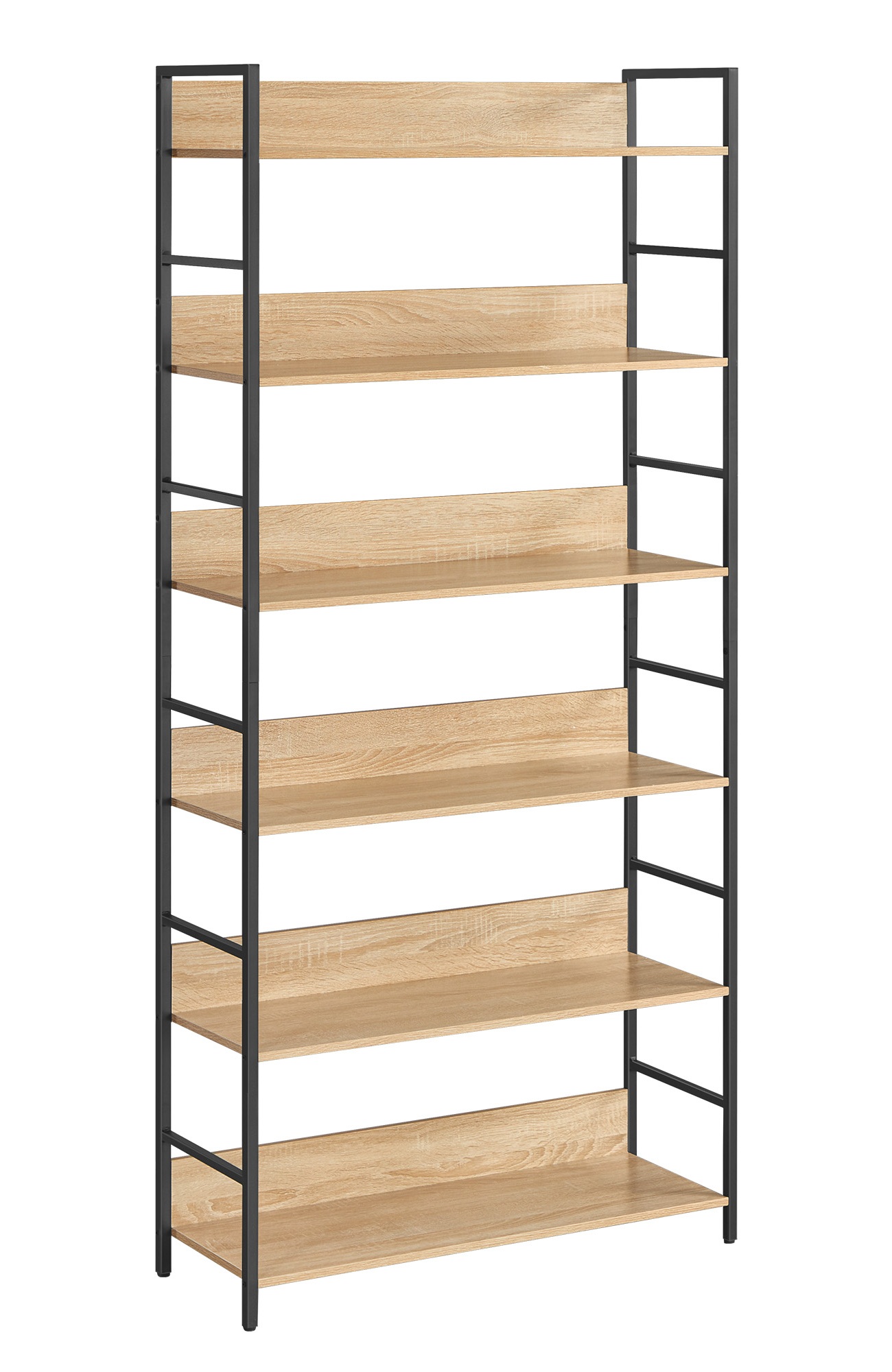 Kirjahylly sonoma-tammi, LLS176B11, 6 hyllyä