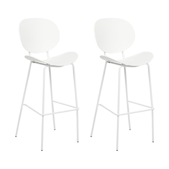 Baarituolisetti 2 kpl SHONTO Valkoinen