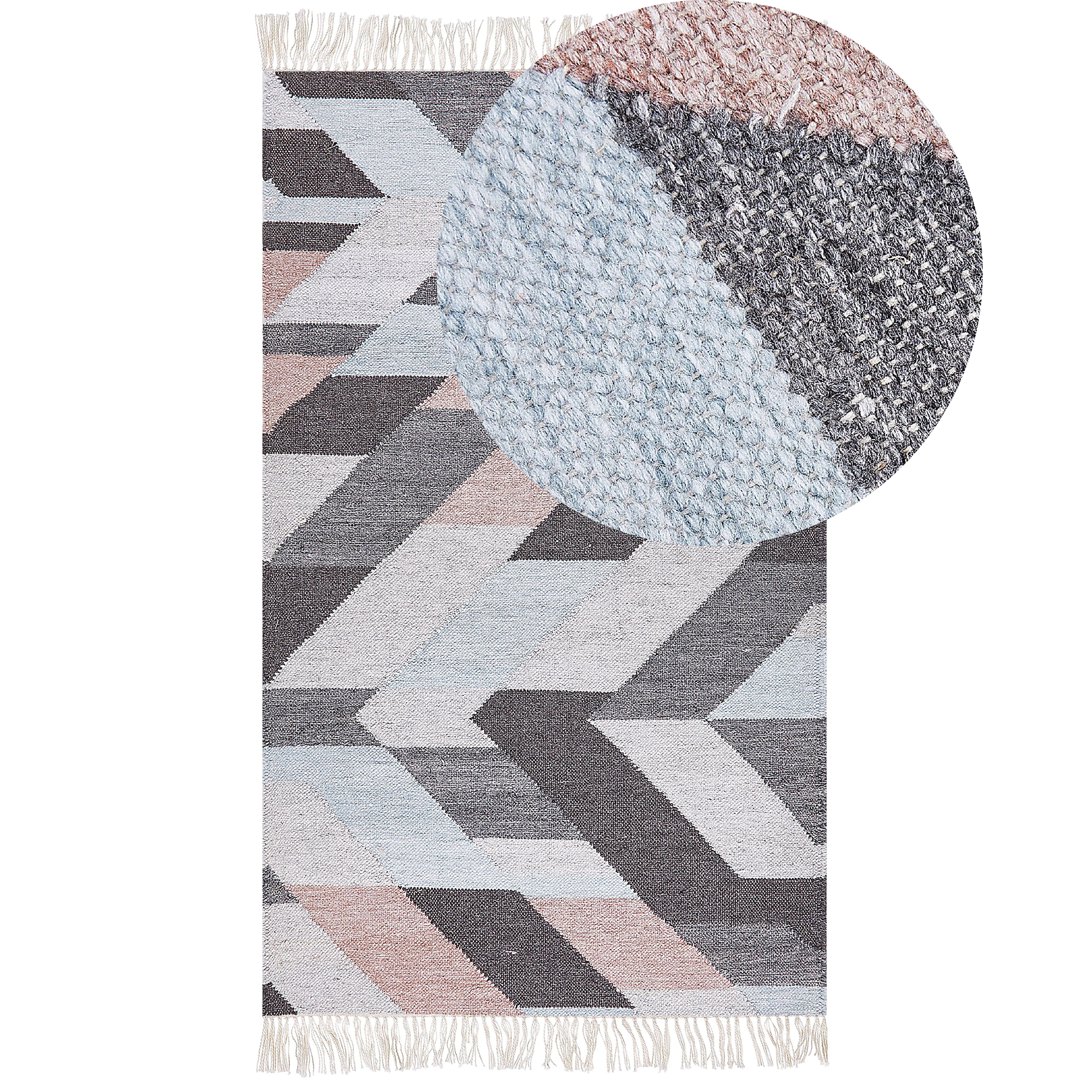 Matto NAKKAS Monivärinen 80 x 150 cm juutti