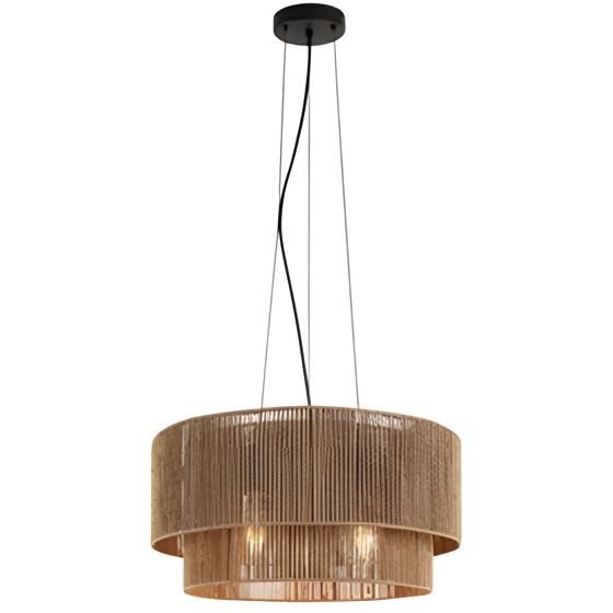 TOOLIGHT riippuva kattovalaisin APP1837-1CP musta ruskea, 46x46x21cm