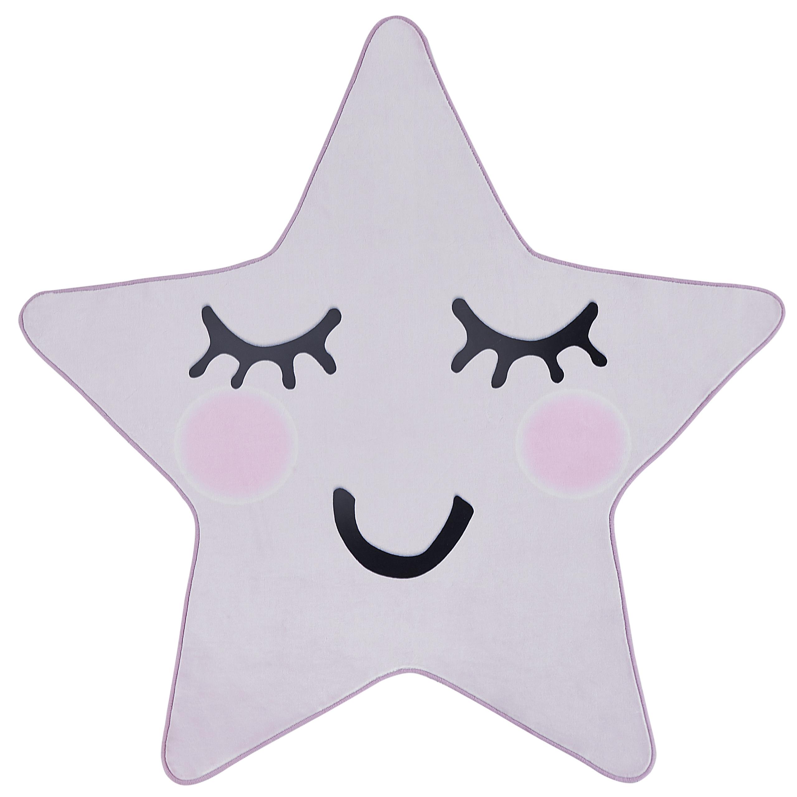 Lastenhuoneen matto SIRIUS Pastellipinkki 120 x 120 cm