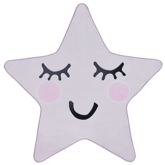 Lastenhuoneen matto SIRIUS Pastellipinkki 120 x 120 cm