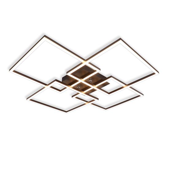 NETTLIFE LED - kattovalaisin,4 musta,moderni,32W,3000K,lämmin,valkoinen