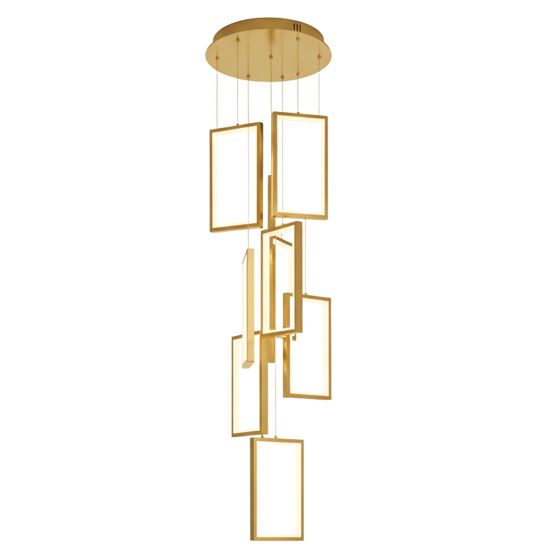 TOOLIGHT riippuvalaisin LHJ090-7CP kulta, 30X30X20CM