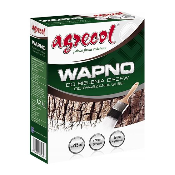 Kalkki puiden valkaisuun ja happamuudenpoistoon 1,2 kg