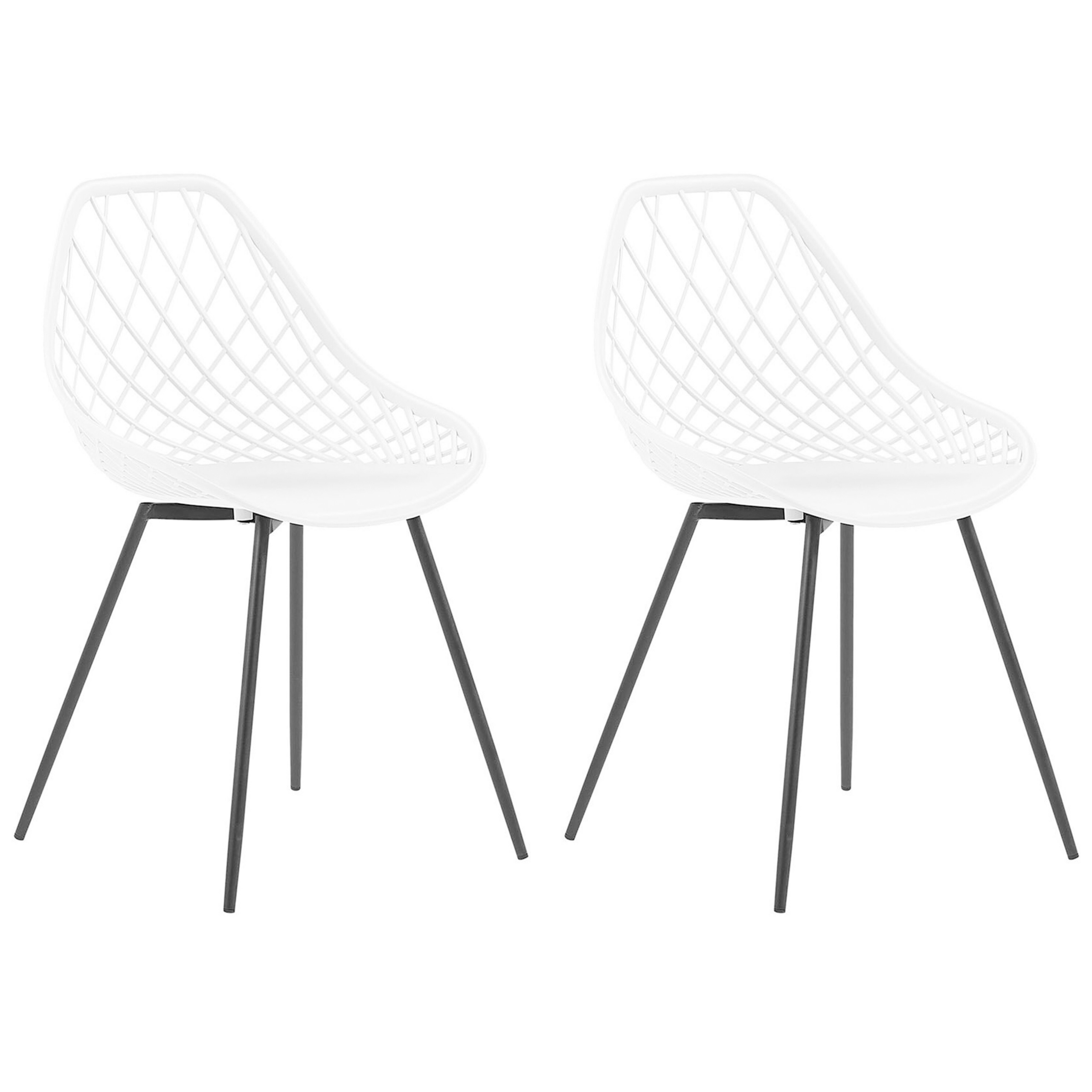 Ruokatuolisetti 2 kpl CANTON Valkoinen