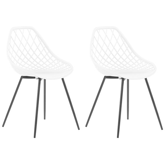 Ruokatuolisetti 2 kpl CANTON Valkoinen