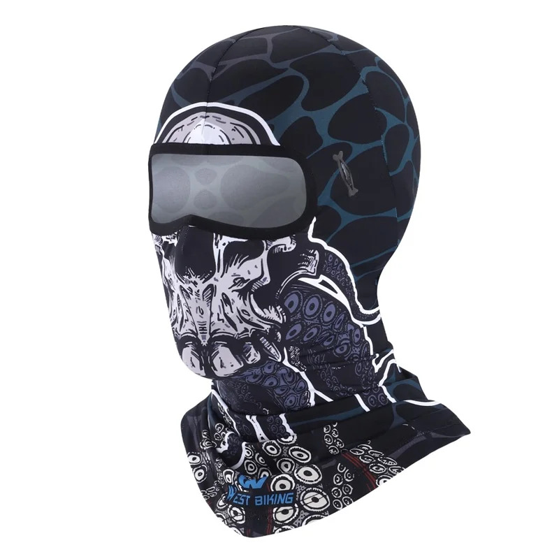 Kesähuivi Magique UV-suojalla, jääsilkkinen, pääkallo