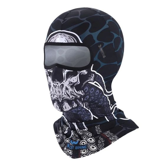 Kesähuivi Magique UV-suojalla, jääsilkkinen, pääkallo