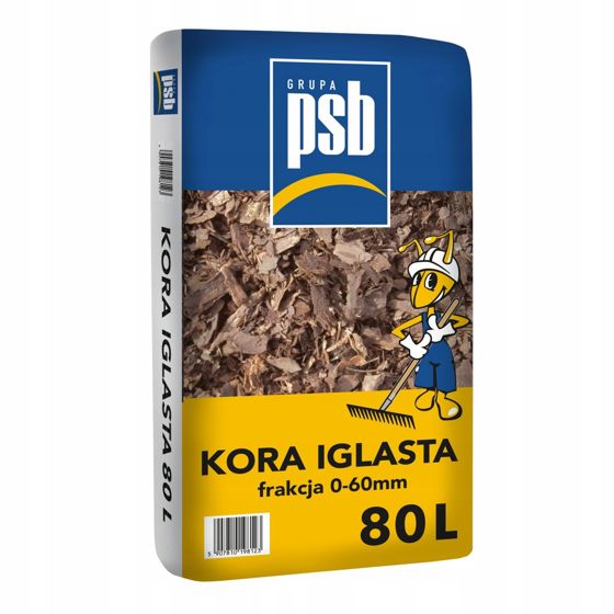 Mäntypuutarha havupuukuori 80L 0-60mm PSB
