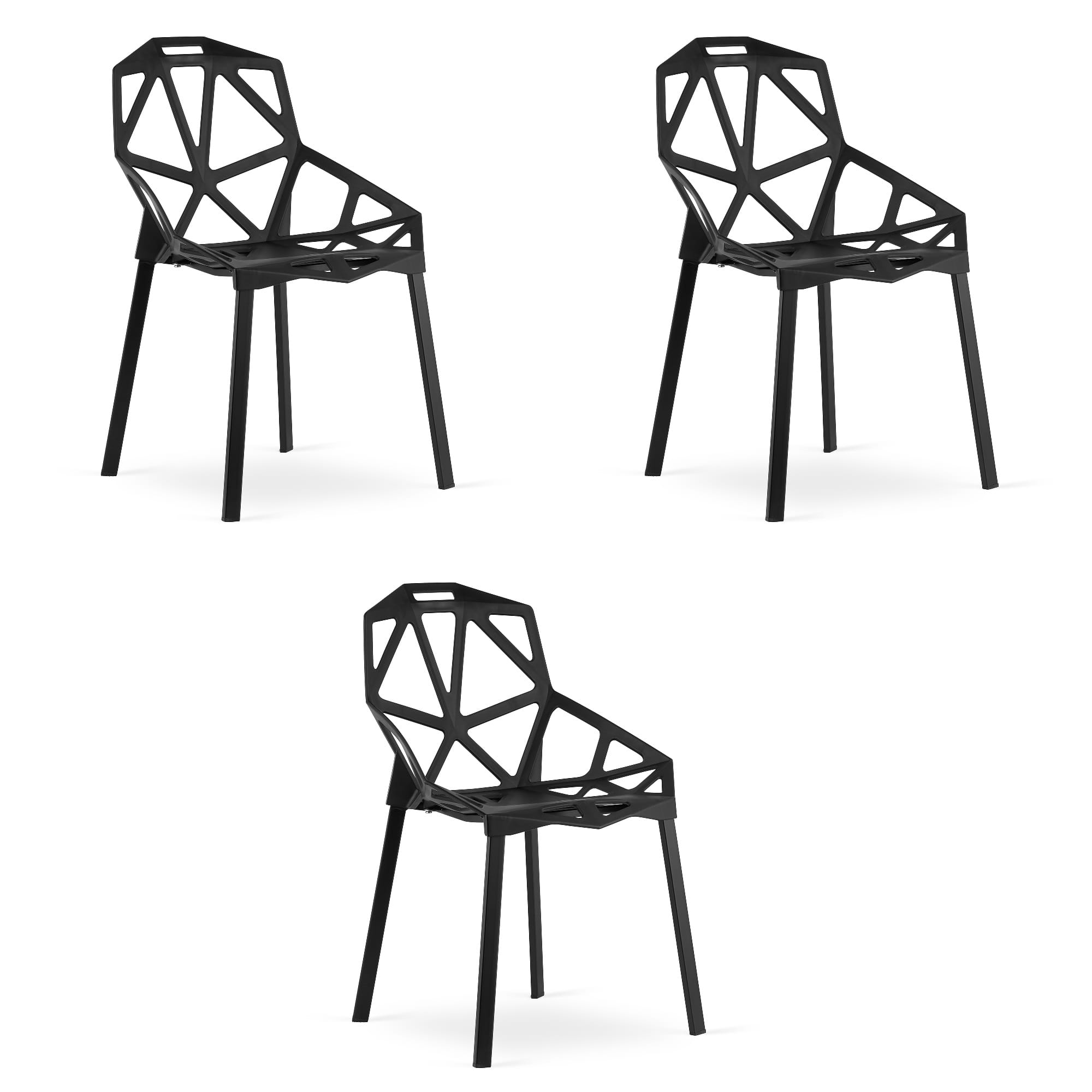 ESSEN-tuoli - musta x 3