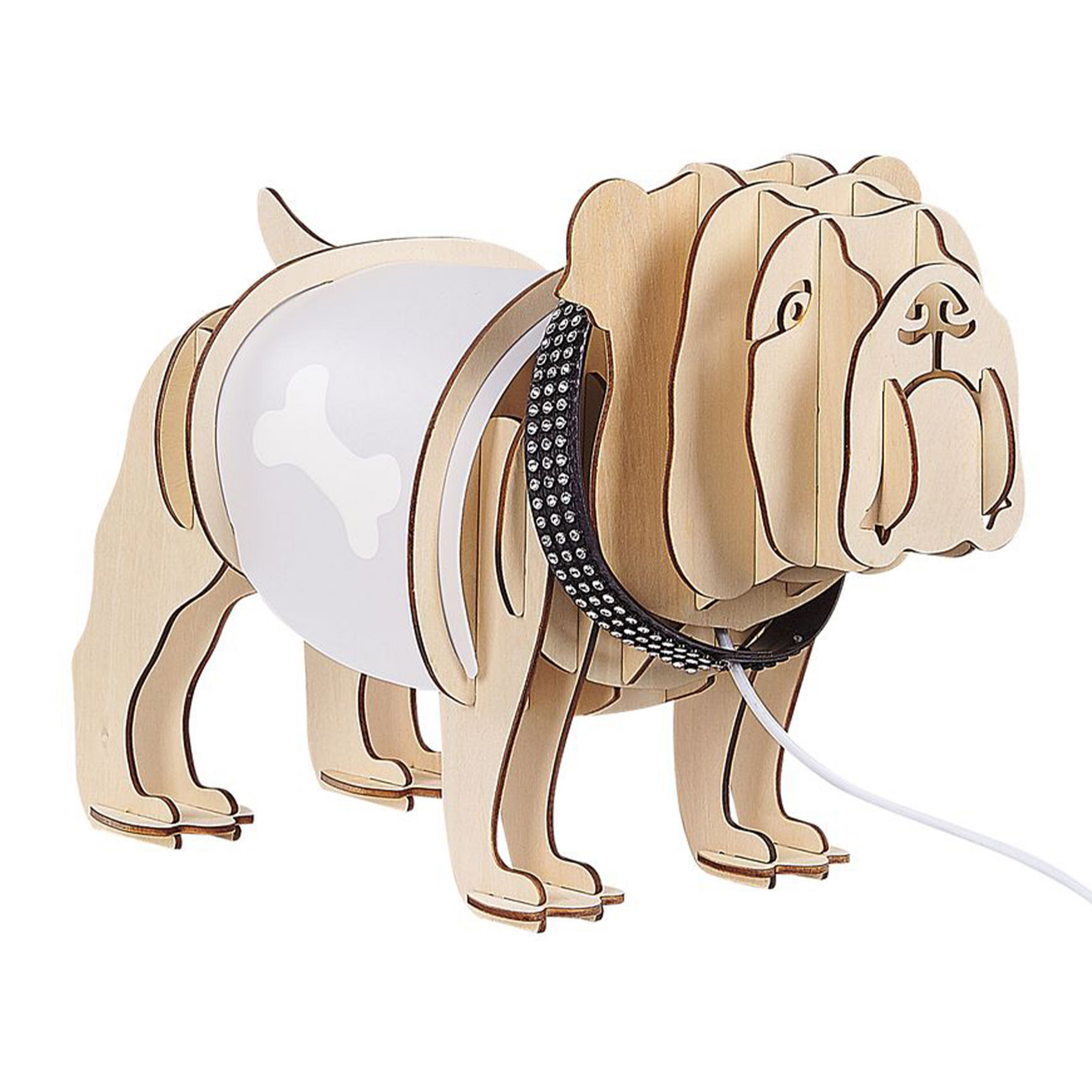 Pöytävalaisin Koira DOUCE Vaaleanruskea