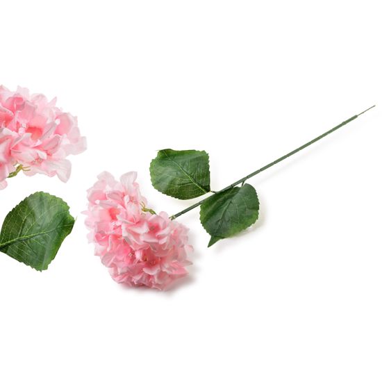 Tekokukka muovi VIRIDIS Hortensia 73 cm vaaleanpunainen 1 kpl