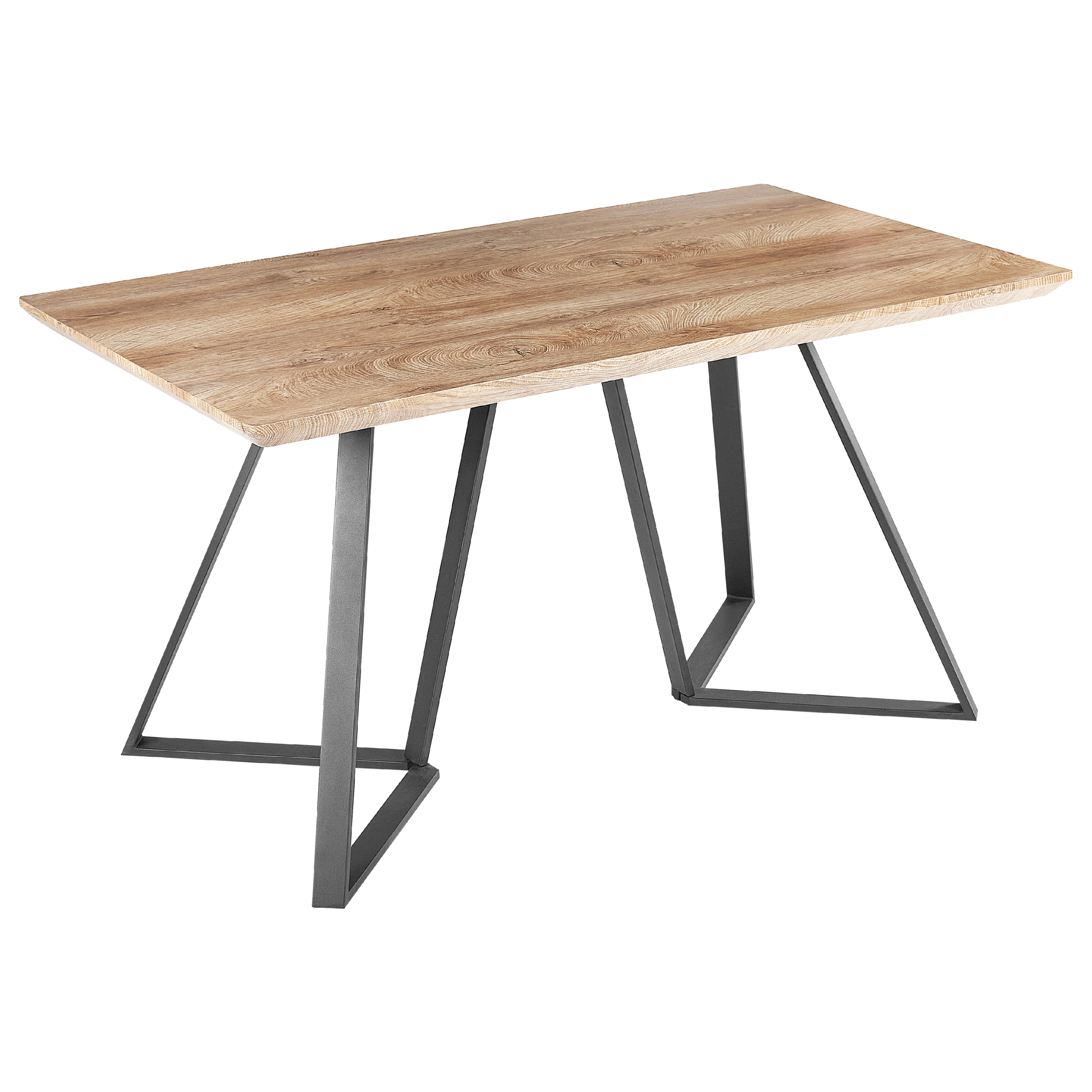 Ruokapöytä UPTON Vaaleanruskea 140 cm 80 cm