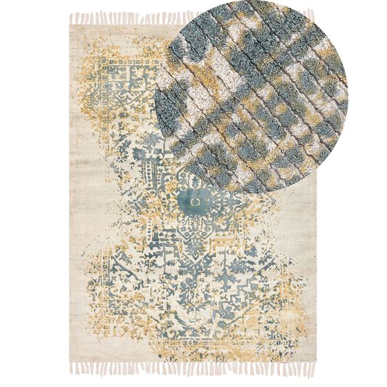 Matto BOYALI Tummanvihreä 140 x 200 cm viskoosi