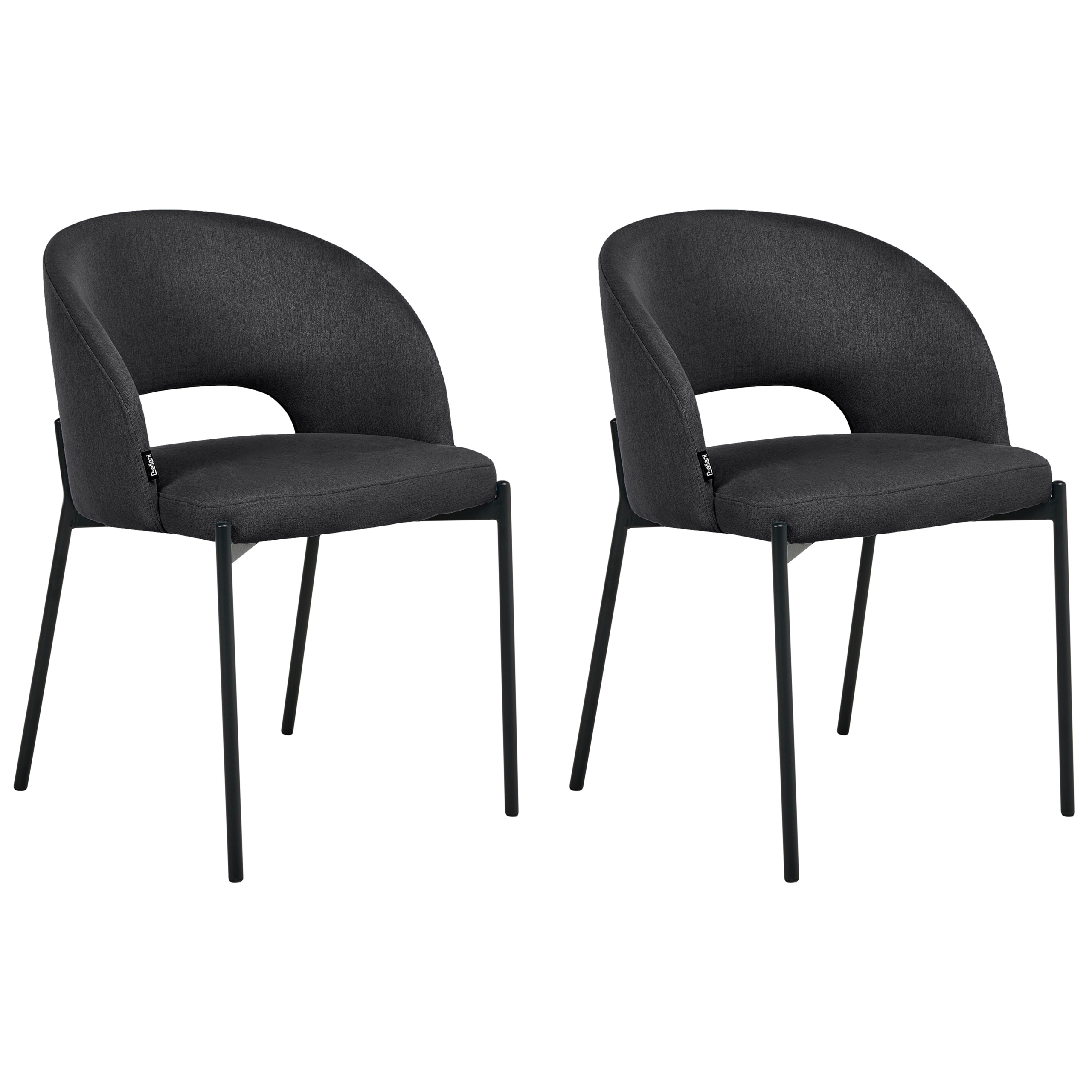 Ruokatuolisetti 2 kpl PENNY kangas Musta