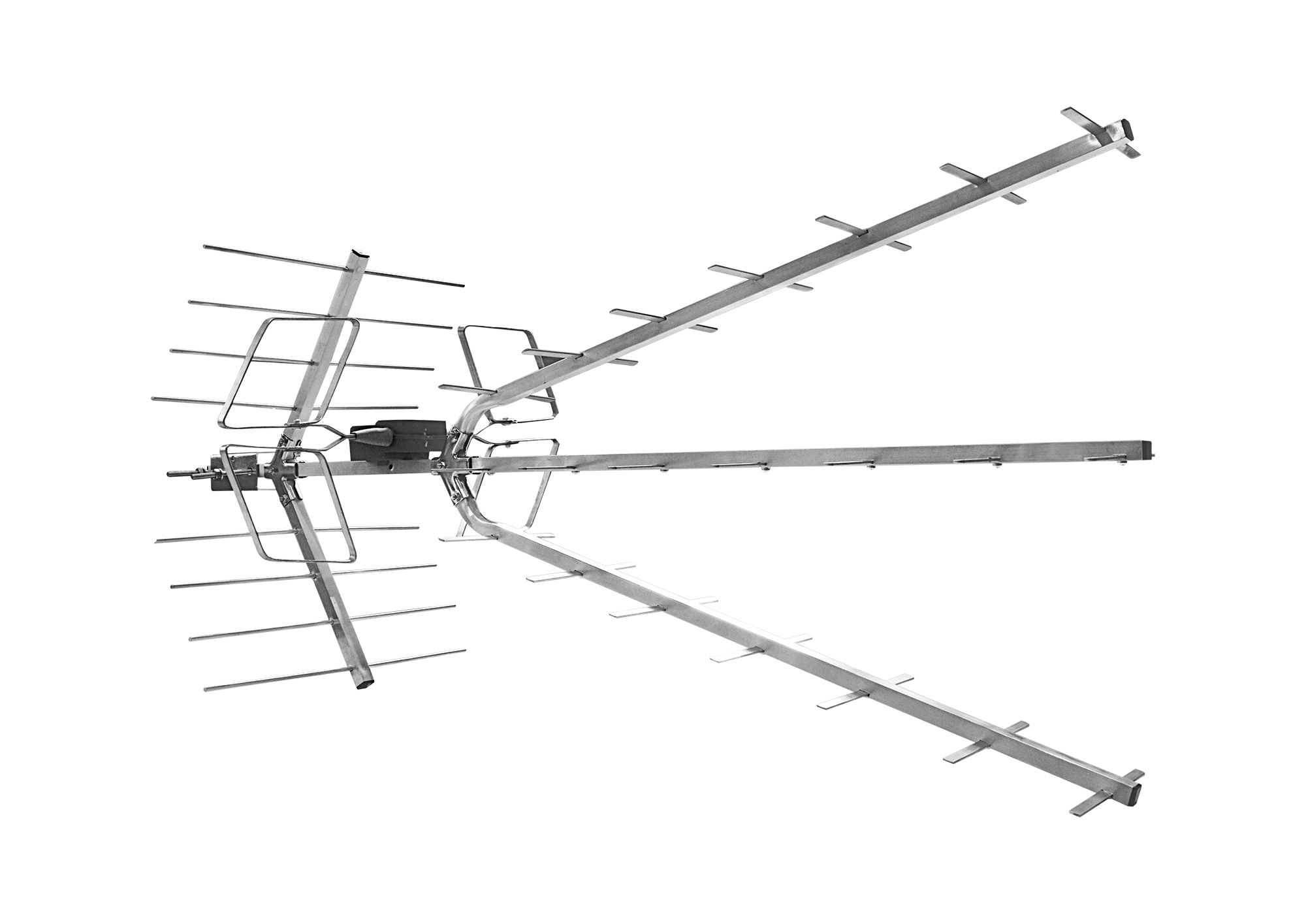 Aktiivinen suuntaava DVB-T UHF VHF -antenni 96 cm