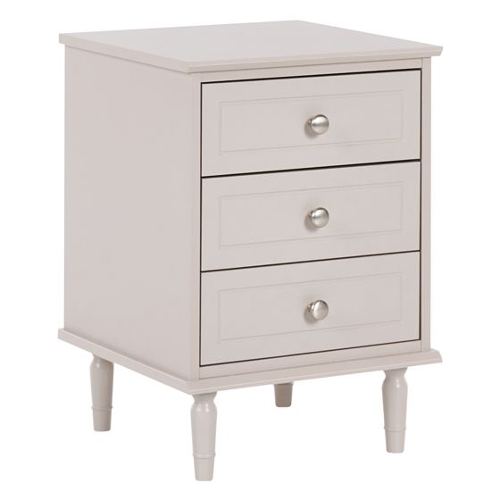 Yöpöytä 3 laatikolla OBERON Beige