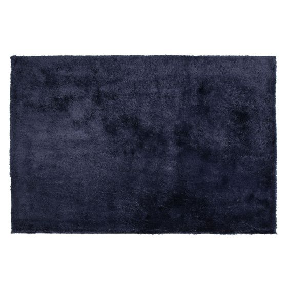 Korkeanukkainen matto EVREN Tummansininen 140 x 200 cm