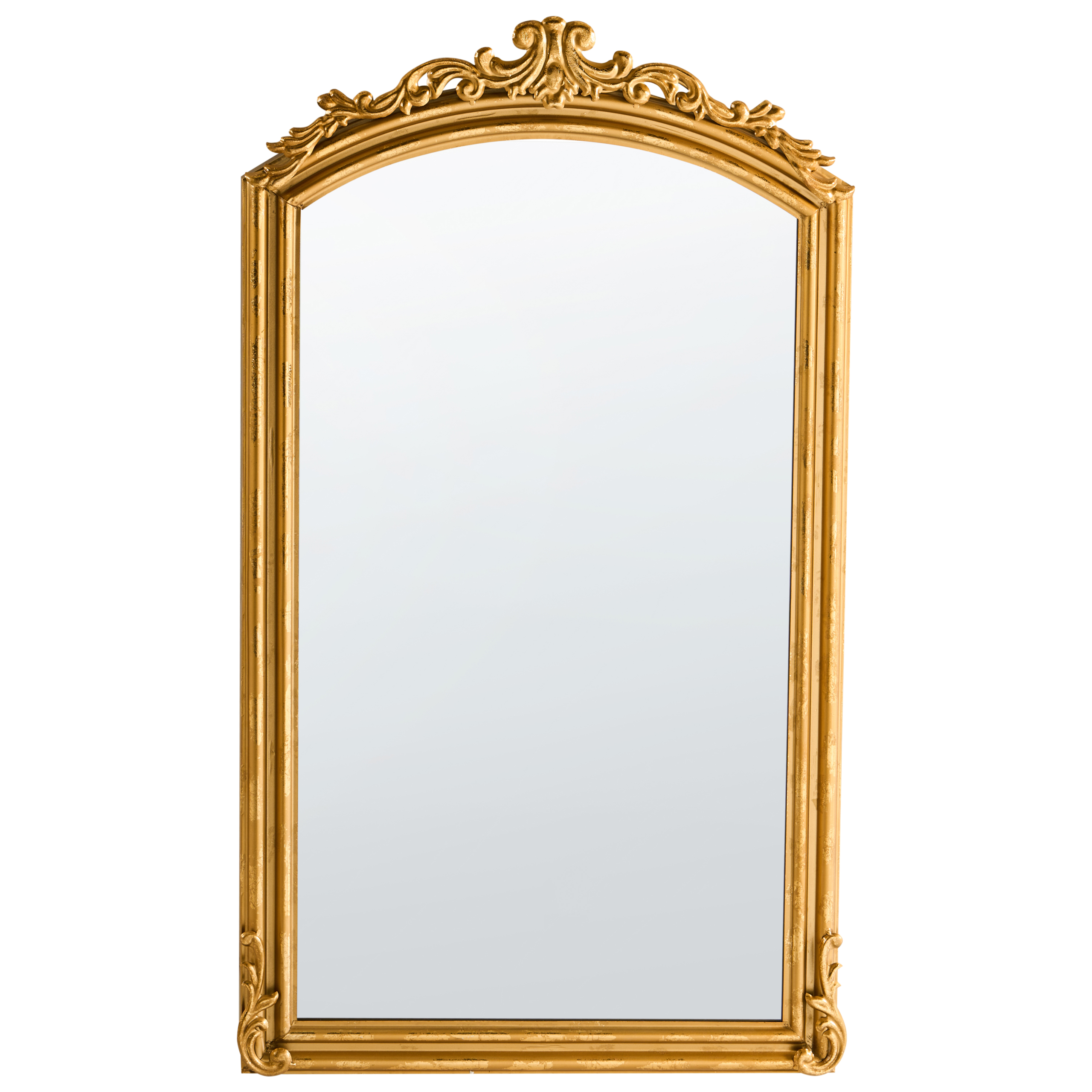 Seinäpeili GORGES 55 cm 96 cm metalli Kulta