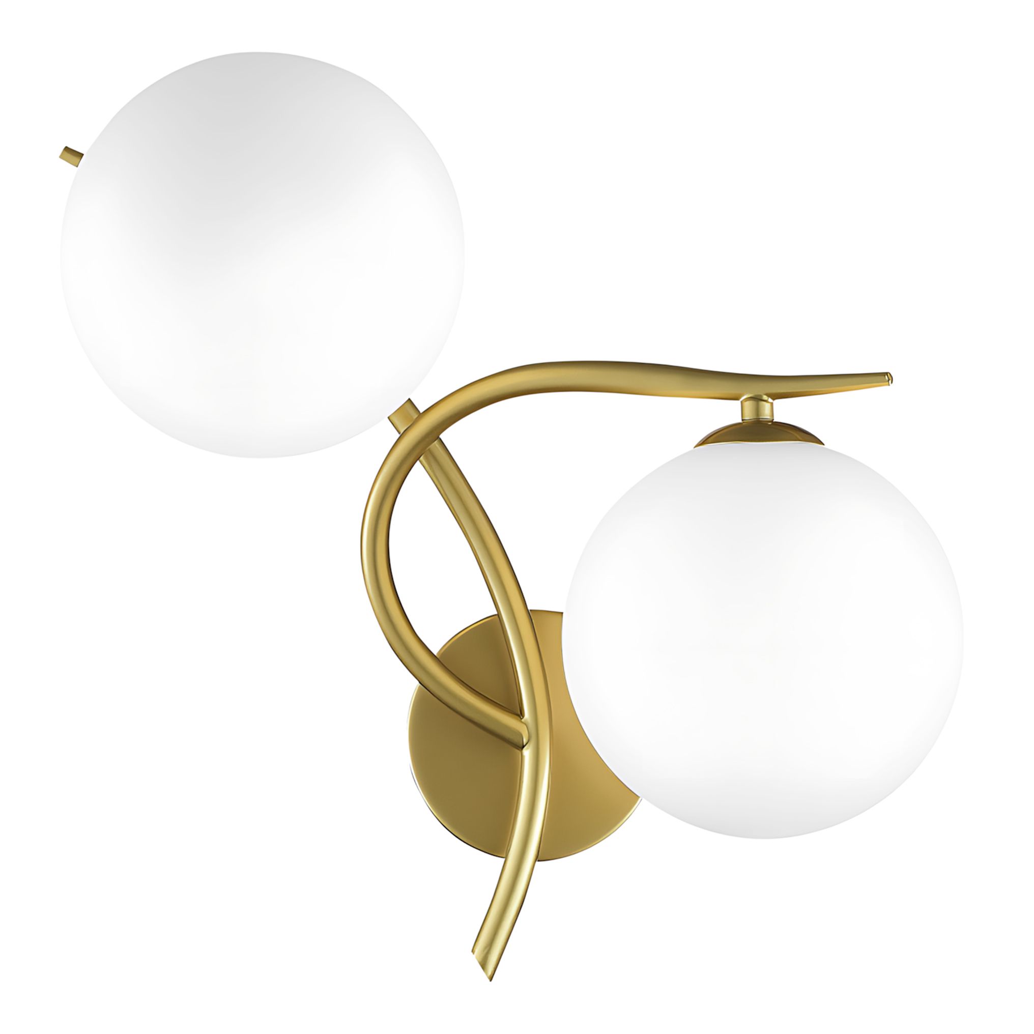 TOOLIGHT seinävalaisin G132-2W kulta, 23X23X30CM