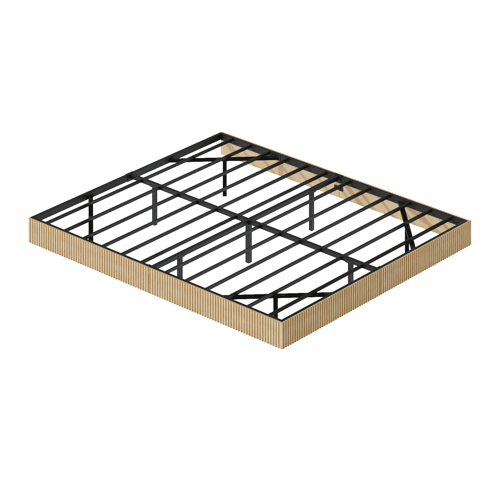 sänky 180x200 cm moderni LED-valaistus säilytystila metalli ja MDF