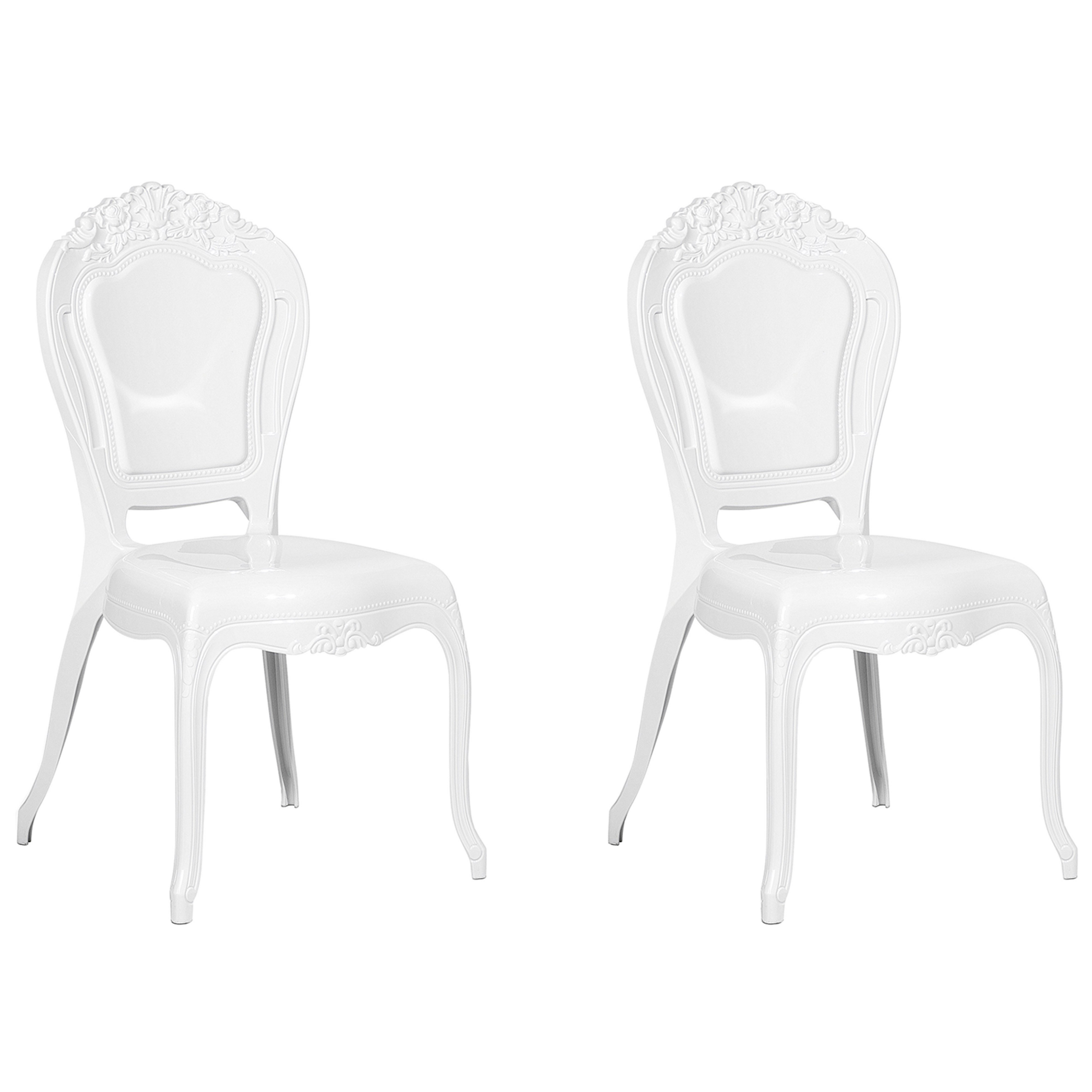 Ruokatuolisetti 2 kpl VERMONT Valkoinen