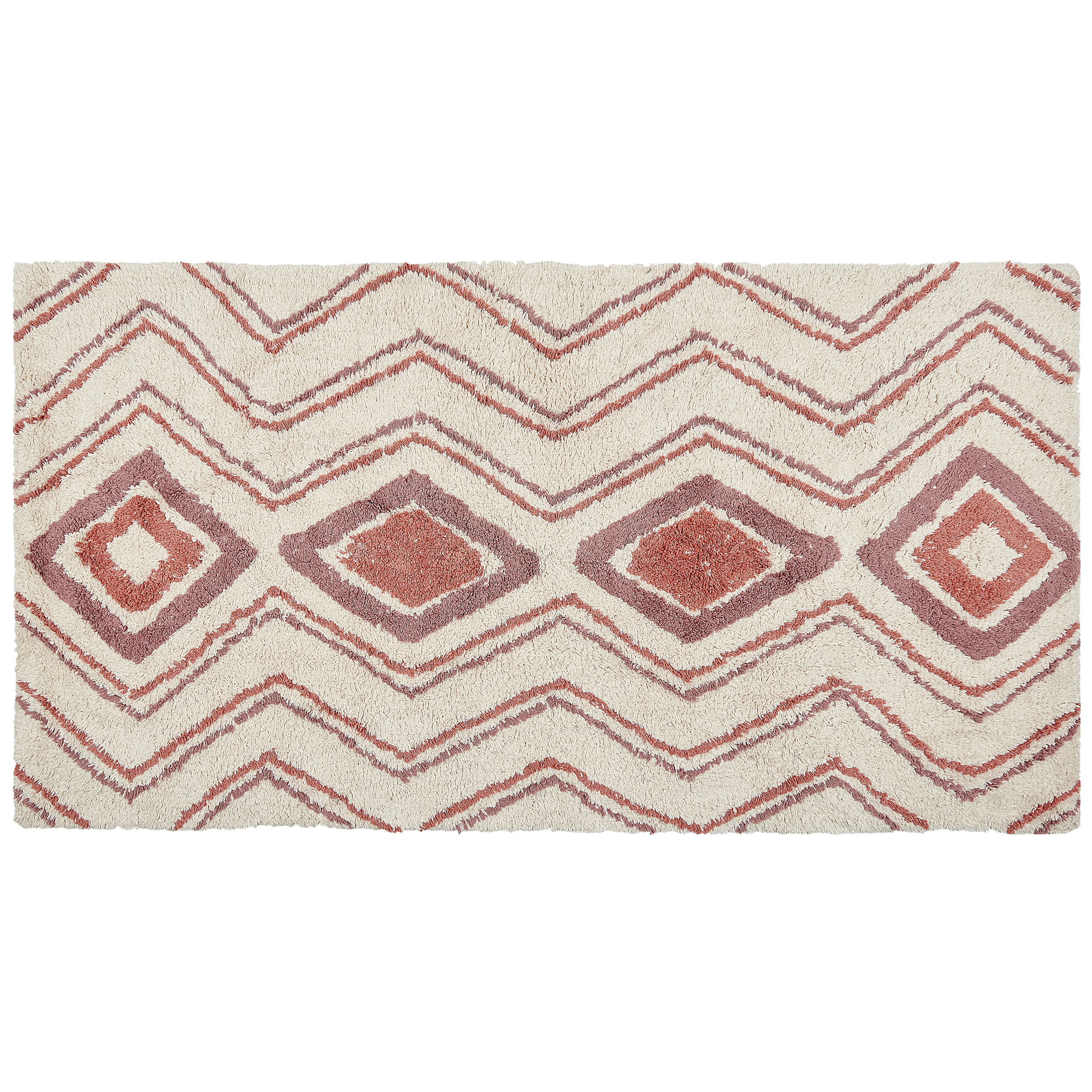 Matto KASTAMONU Beige 80 x 150 cm Puuvilla