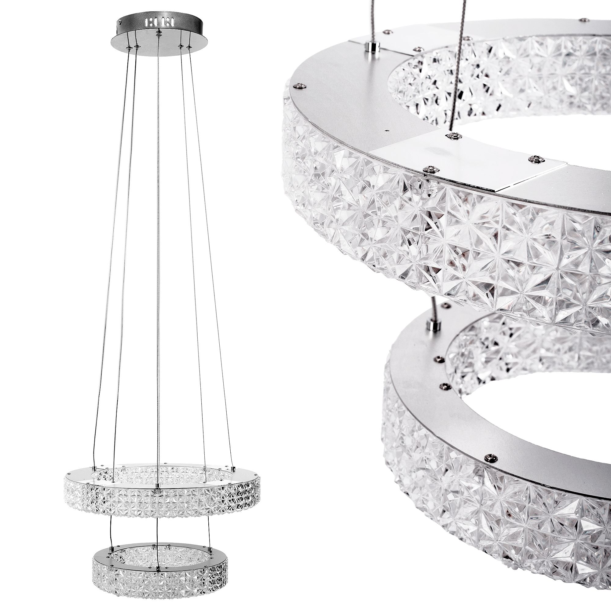 TOOLIGHT riippuva kattovalaisin MS006-CP kromi, 40, 5x40, 5x120cm