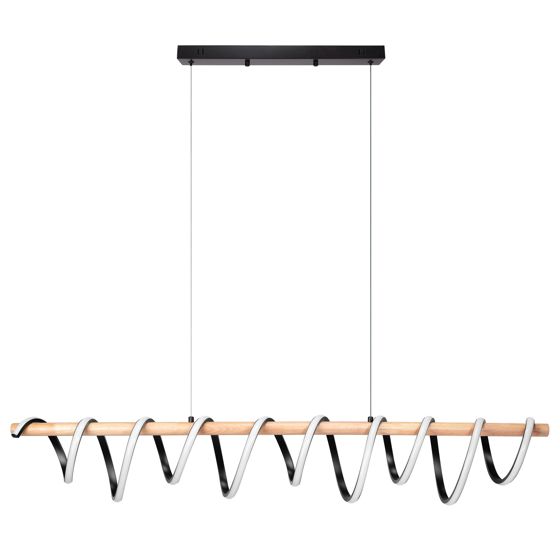 TOOLIGHT riippuva kattovalaisin LED APP1288-CP musta, 120x16x20cm