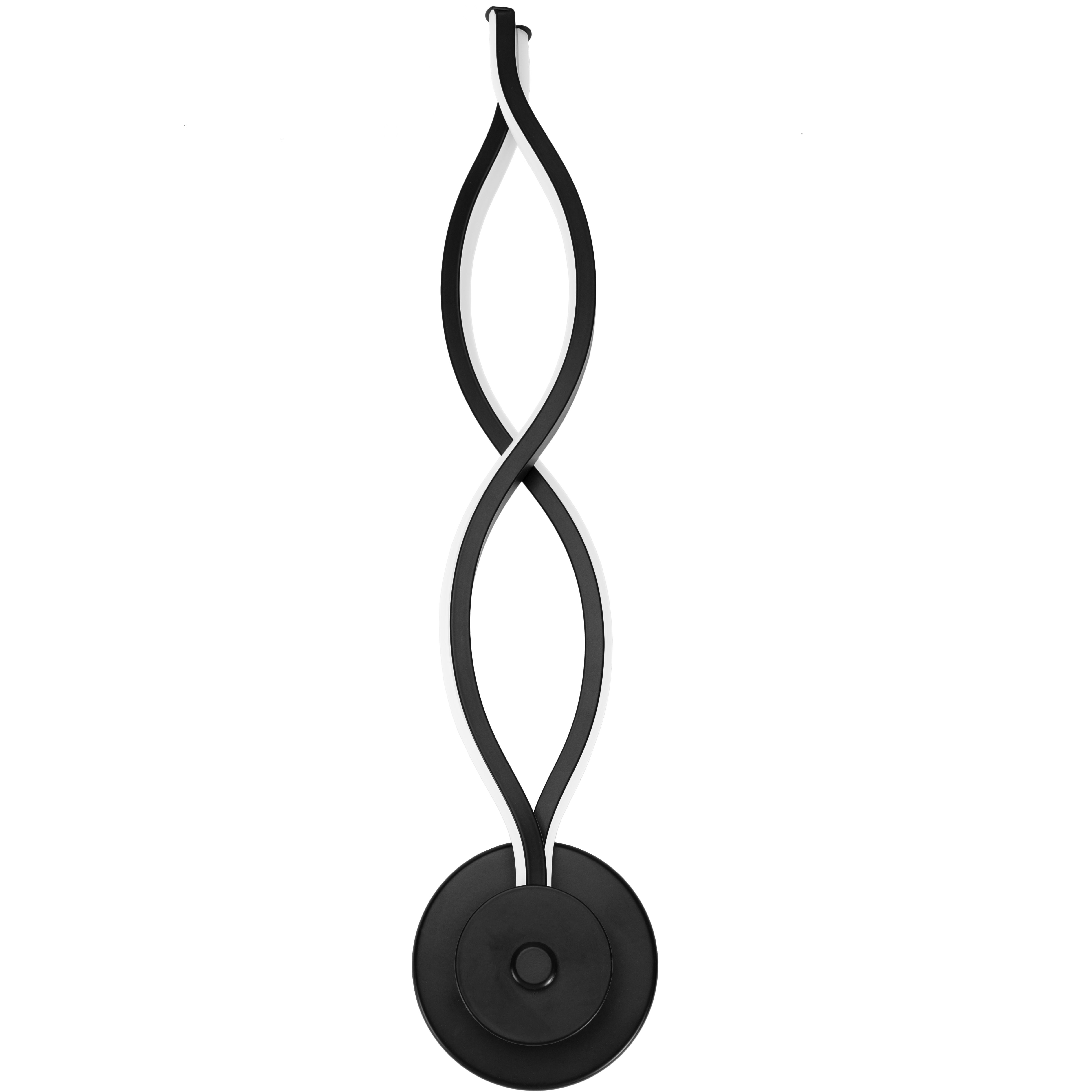 TOOLIGHT seinävalaisin APP1048-W musta, 45X10X45CM