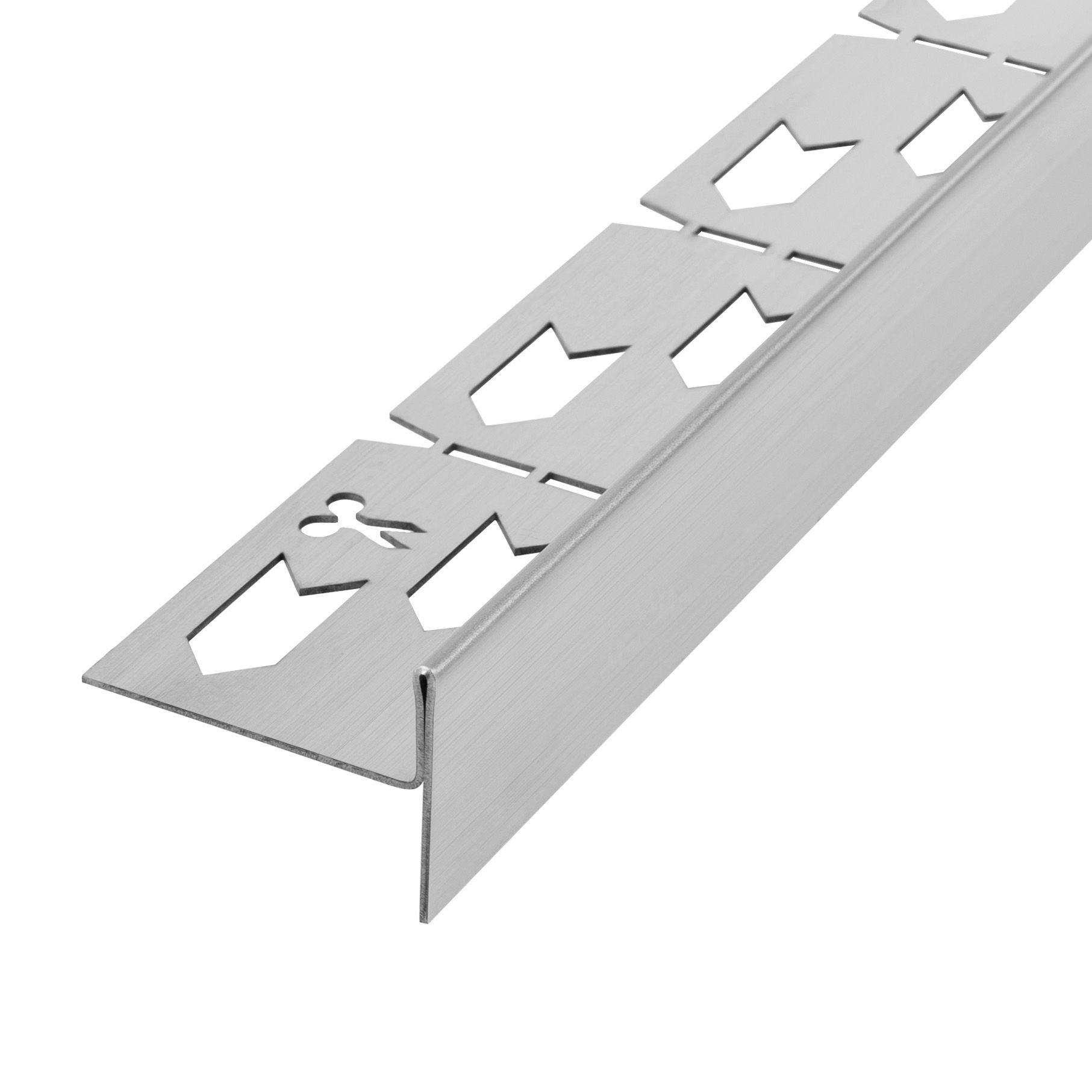 Rea Kallistuslista 140 harjattu nikkeli VASEN, 140X3, 7X2, 2CM