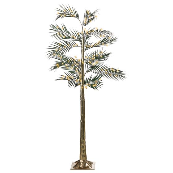 Ulkokoriste LED-valo PALJAVESI Puu 175 cm Kulta