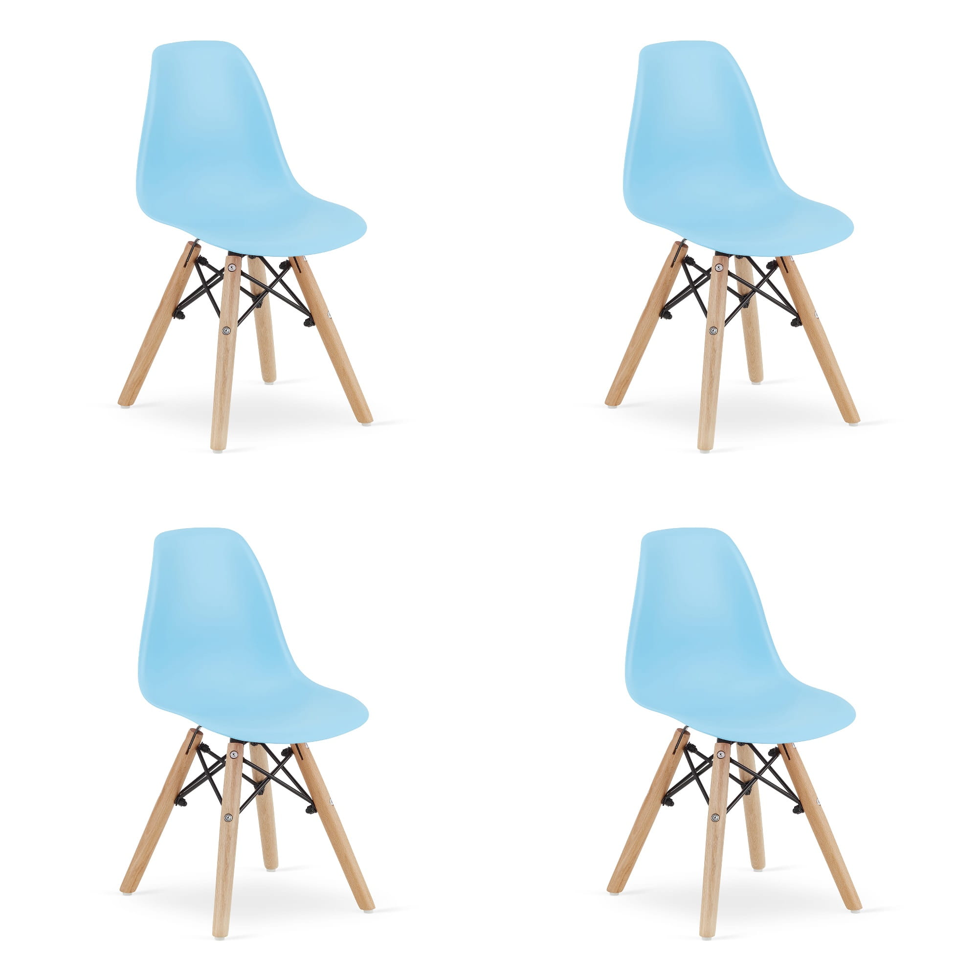 ZUBI-tuoli - sininen x 4