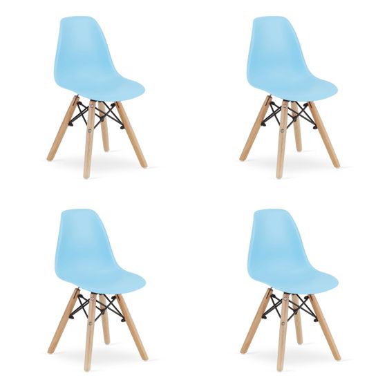 ZUBI-tuoli - sininen x 4