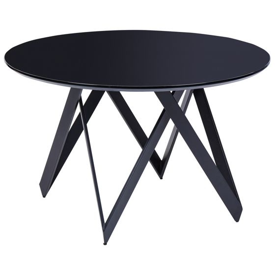 Ruokapöytä OXHILL Musta 120 cm 120 cm