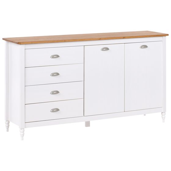 Senkki 2 ovella SHILLINGTON mänty Valkoinen