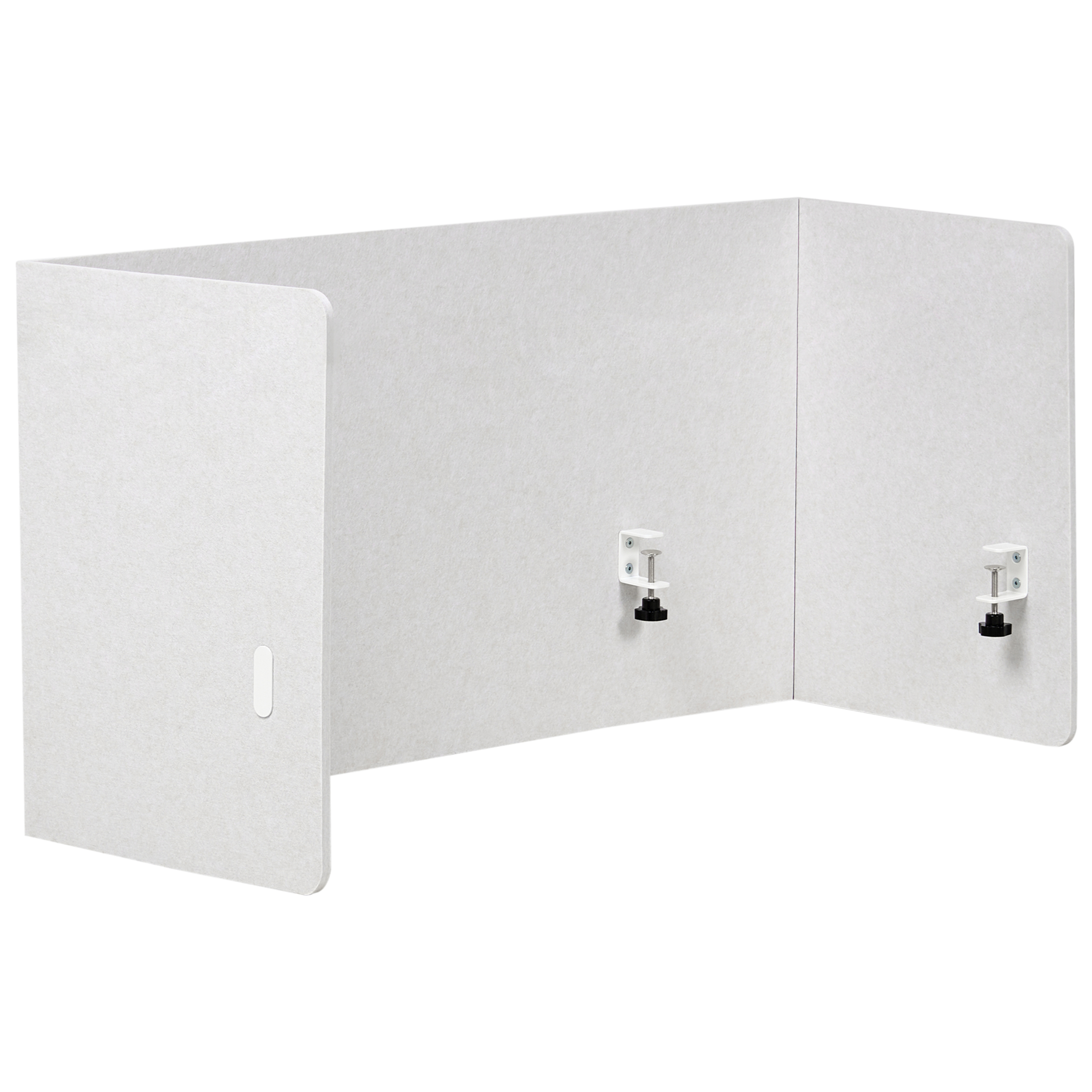 Työpöydän väliseinä SOLOA Luonnonvalkoinen