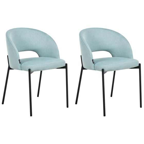 Ruokatuolisetti 2 kpl PENNY kangas Vaaleansininen