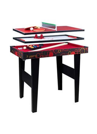 3-IN-1 Pelipöytä 91,5 x 50 x 73,5 cm