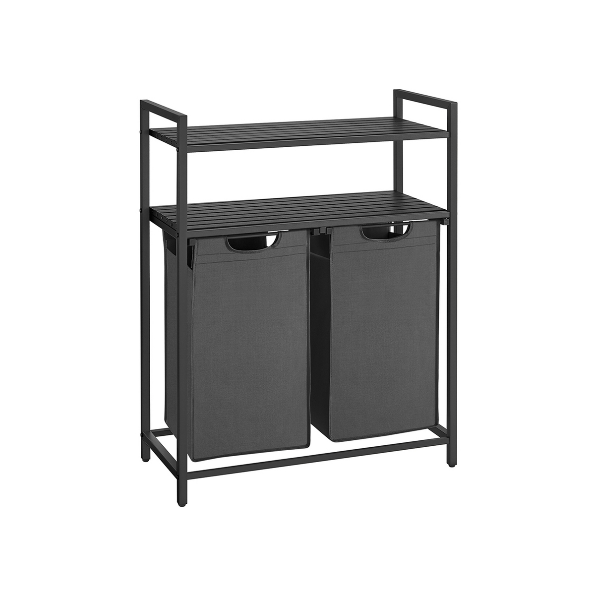 VASAGLE pyykinlajittelukori, 2 lokeroa, 46 L, BLH211
