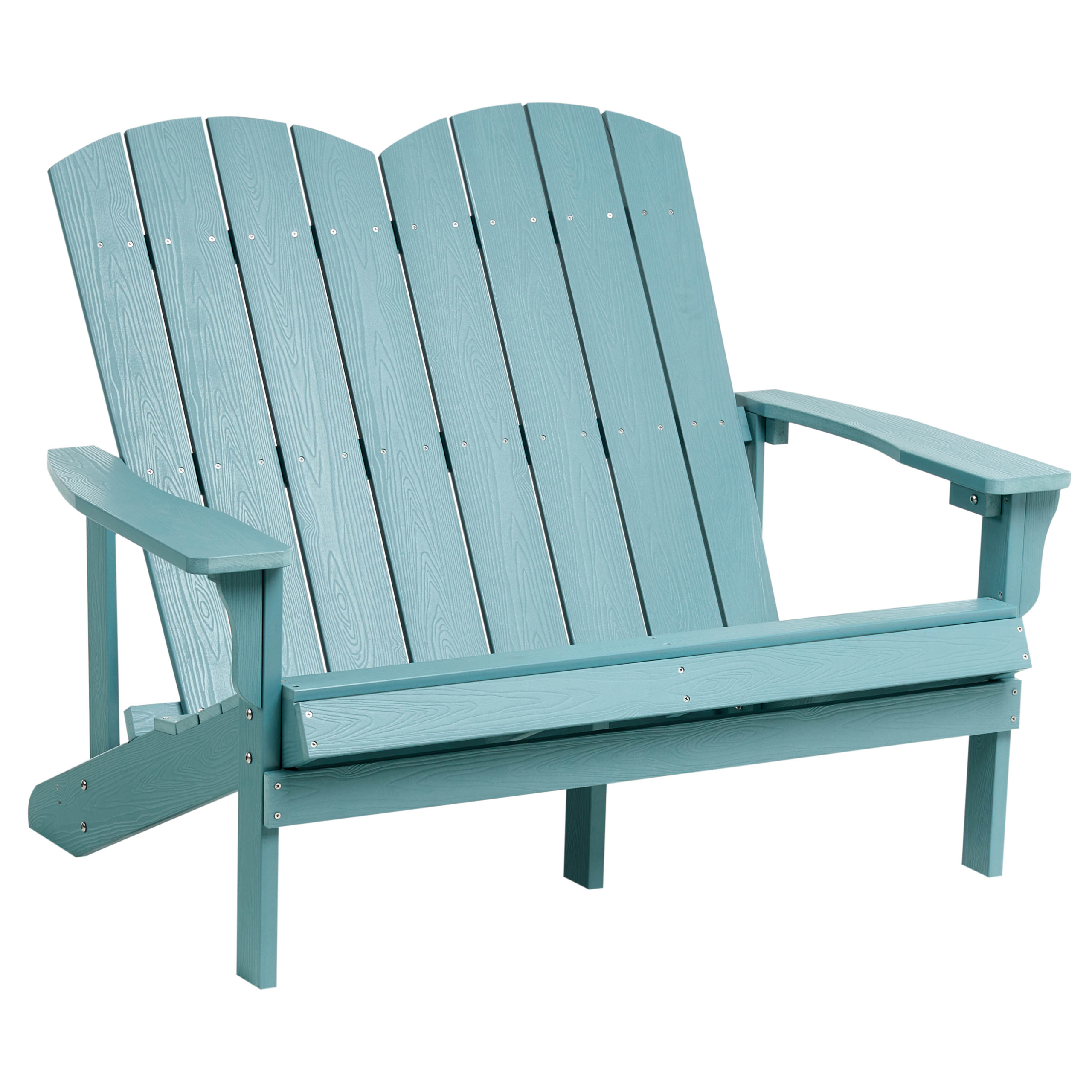 Puutarhapenkki ADIRONDACK 125 cm Vaaleansininen