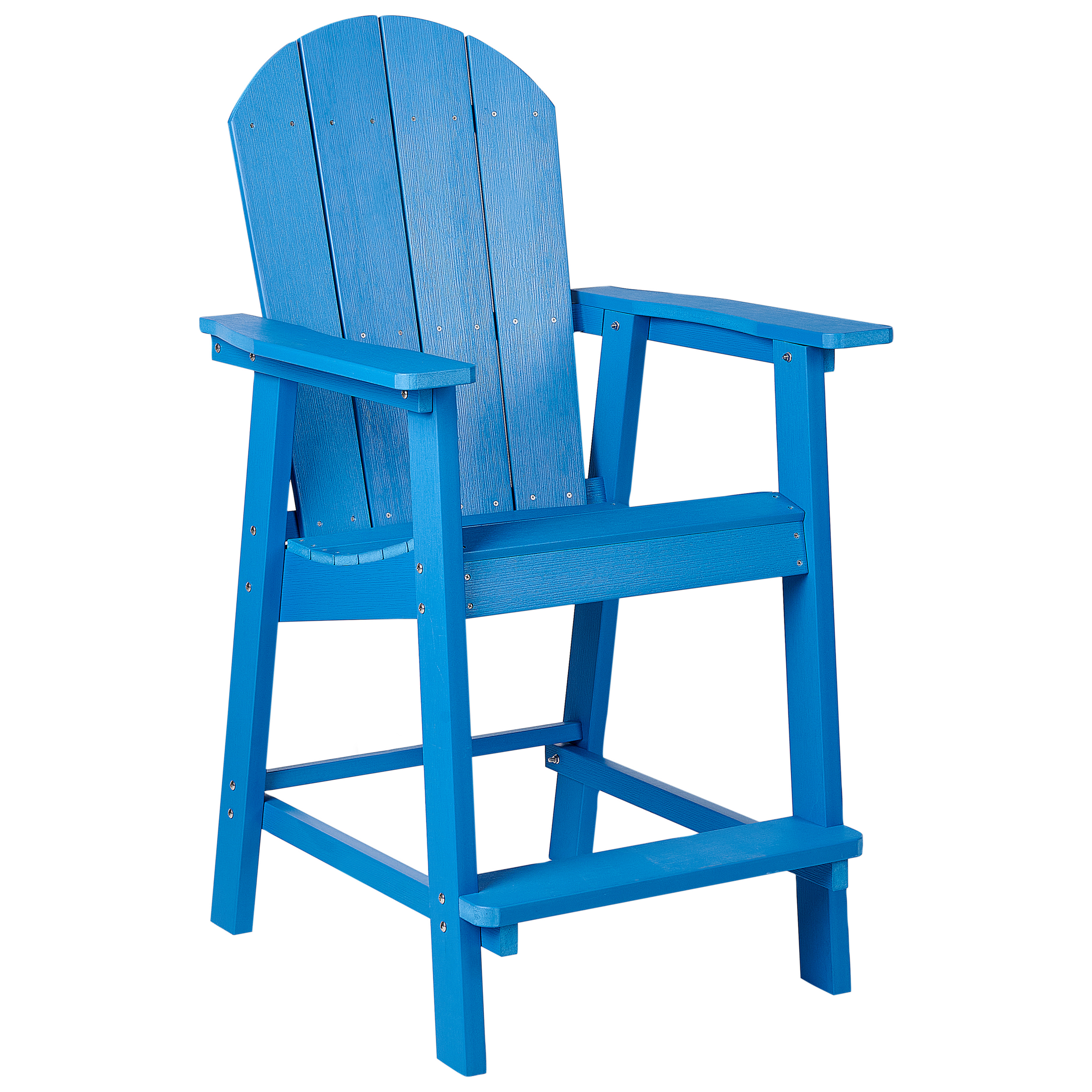 Ulkobaarituoli ADIRONDACK Synteettinen materiaali Sininen