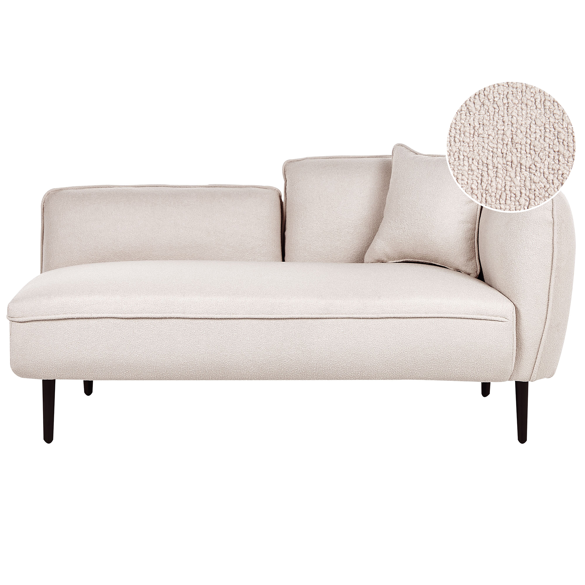 Divaani oikea CHEVANNES buklee Vaaleanbeige