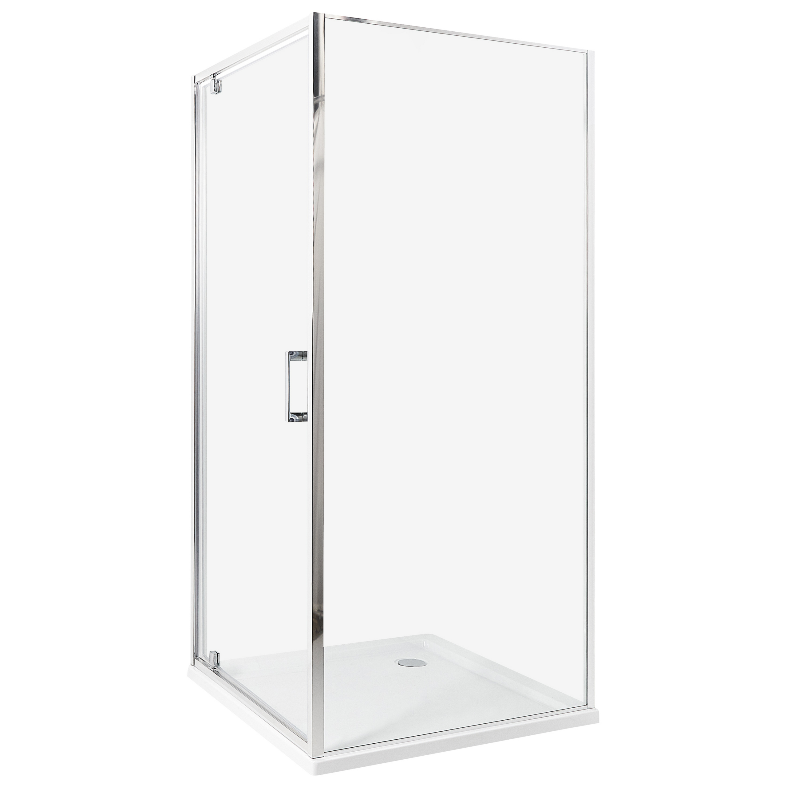 Suihkunurkka DARLI 90 x 90 x 185 cm Hopea